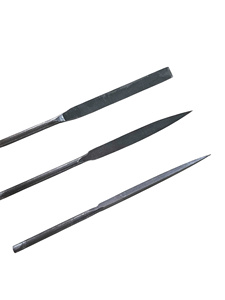 FACTORY VALUE Mix 3 Types Steel Industrial Grade 10-Inch DIY Hand & Needle File Set Smooth Cut 8mm Thickness - Product Image 4