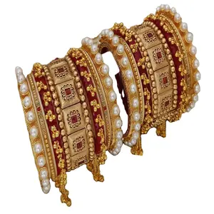 Gold Design Gold Plated Bangles Set