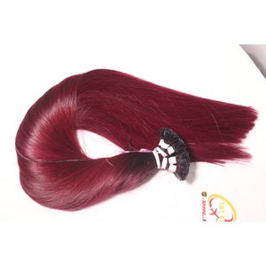 Extensions de cheveux 100% cheveux humains vietnamiens, mèches plates, blond cendré marron, soyeuses, brillantes, double trame, qualité supérieure - Product Image 1