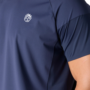 Camiseta Deportiva de Manga Corta para Hombre, Corte Ajustado, para Gimnasio, Entrenamiento, Suave y Elástica, Venta al Por Mayor OEM - Product Image 6