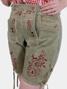 Pantalones Cortos de Poliéster Tejidos Ecológicos Unisex al por Mayor, Estilo Bávaro, Casuales, de Longitud Corta - Product Image 1