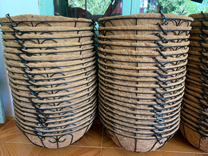 Macetas de Fibra de Coco Orgánica Transpirables, Macetas de Fibra de Coco Ecológicas Biodegradables para Plantas de Jardín y Flores - Product Image 4