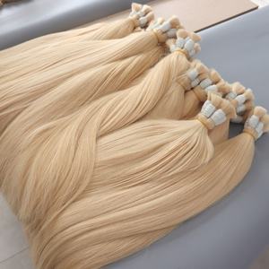 Extensiones de cabello humano liso Rubio natural europeo 100% precio barato vendedor de cabello vietnamita - Product Image 1