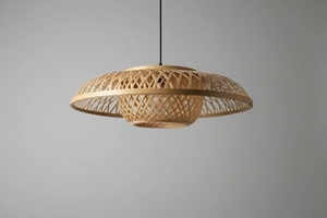 Premium Handmade Bamboo Lamps Lapex Eco Friendly Natural Bamboo Woven Pendant <b>Lighting</b> Vietnam OEM Supplier - Product Image 2