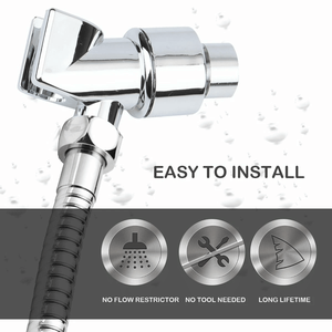 High Pressure 1.5M Hose <b>Set</b> Shower Head with 3 <b>Spray</b> Settings Bath Hardware <b>Set</b> for USPS.TK/TMEU Only Self Pickup - Product Image 5