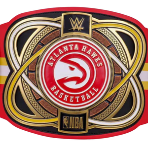 Ceinture de championnat de basketball des Atlanta Hawks, personnalisable, de haute qualité, rouge et or, ceinture sportive personnalisée, ceinture de champion, pour collectionneurs - Product Image 2