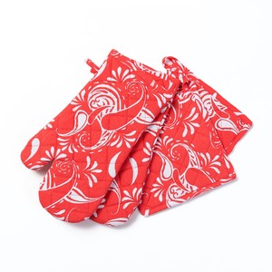 100% Cotton Modern Style Woven Oven Mitts Gloves Pot Holders Heat Resistant Waterproof Dishwasher Safe <b>Digital</b> Printed Food - Product Image 6