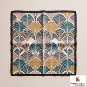 Pañuelo Cuadrado Premium con Impresión Digital Personalizada, Tela Ligera, Accesorios de Moda Elegantes, Pedidos al por Mayor, Fabricante OEM ODM - Product Image 1