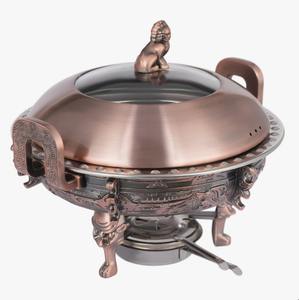 Elegante juego de 4 calentadores de comida tipo buffet con trípode de acero inoxidable para catering y fiestas al mejor precio - Product Image 2