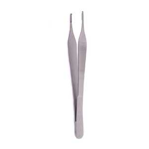 Pinzas para Tejidos TC Adson de 12 cm, 1x2 Dientes, Acero Inoxidable, Instrumento Quirúrgico Manual, Duradero, de Alta Calidad, XSAR-TF-03, Certificado CE - Product Image 3