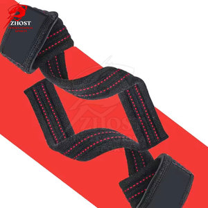 Sangles de levage robustes avec sangle renforcée, boucles de poignet sécurisées, coutures solides et durables pour l'entraînement musculaire - Product Image 6