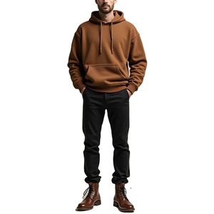 Suéter de Punto Personalizado al por Mayor, Suéter Ligero de Color Sólido Informal con Capucha para Hombre, 100% Lana de Punto, de Proveedor BD - Product Image 2