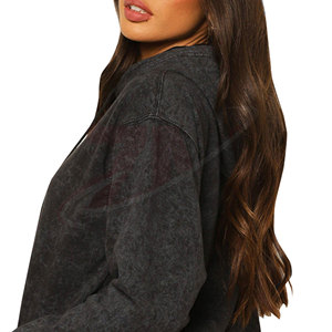 Sweat à capuche pour femme de qualité supérieure, respirant, pour l'extérieur, décontracté, épais, à manches longues, service OEM - Product Image 5