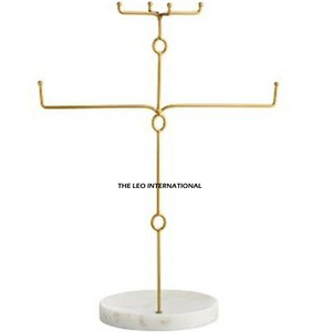 Présentoir Organisateur Doré Gain de Place pour Colliers, Bracelets, Boucles d'Oreilles, Bagues – Support de Rangement pour Bijoux sur Coiffeuse - Product Image 5