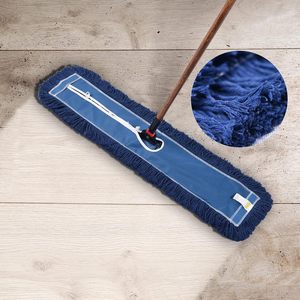 Tête de balai serpillère industrielle auto-essoreuse en microfibre réutilisable avec manche en aluminium A&S - Product Image 6