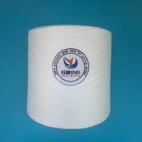 Benang Polyester Spun 20s 100% Serat Staple Polyester Virgin Ne 20/2 untuk Produksi Benang Jahit dan Manufaktur Tekstil