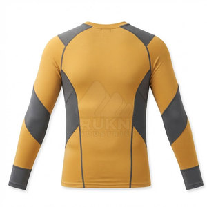 Top Selling <b>Men</b> Compression <b>Shirt</b> Long Sleeve Sportswear Athletic Fit Quick Dry <b>Stretch</b> Eco-Friendly Customizable Workout - Product Image 2
