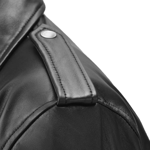 Vestes en cuir pour hommes, nouvelle mode, vente chaude, vêtements d'hiver, veste en cuir ample de haute qualité, veste en cuir décontractée - Product Image 3