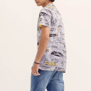 <b>Y2K</b> Stylish Streetwear Fully Printed Crew Neck Men's T-<b>Shirts</b> Clothing Manufacturer Short Sleeves Cotton Regular Graphic T-<b>Shirt</b> - Product Image 2