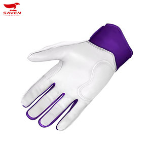 Gants de frappe de baseball de qualité professionnelle, design de logo personnalisé, gants de baseball pour hommes/jeunes, gants de baseball en cuir, gants de softball en gros - Product Image 5