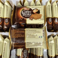 Biscuits uniques au café et à la crème 360g, collation croustillante, faible en gras et en glucides, sachet, marque Libra BC360 Vietnam