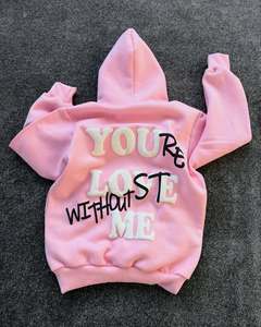 Custom High Quality 100% Cotton Men's Hoodie Terry Fabric Sporty Style <b>for</b> Autumn Season Puff Printing - Product Image 5