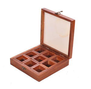 Caja de madera de lujo para frutos secos con 7 compartimentos, contenedor hermético hecho a mano para almacenamiento de frutos secos - Product Image 4