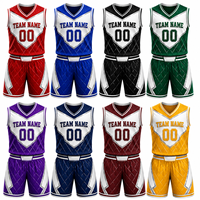 Uniforme Personalizado para Academia de Baloncesto, Conjunto de Camiseta y Pantalones Cortos Sublimados de Secado Rápido, Tallas Grandes para Adultos, 100% Poliéster, OEM, ODM