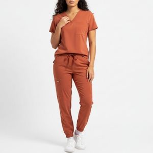 Professional <b>Nurse</b> <b>Scrubs</b> Workwear Set Unisex Medical Apparel for Hospital Staff Breathable Comfortable Nursing <b>Scrub</b> Suits - Product Image 2