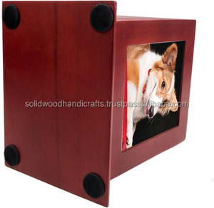 Handmade Funeral Wooden <b>Urn</b> for Pet Ashes Wood Cremation <b>Urns</b> for Cat and <b>Dog</b> Ashes - Product Image 4