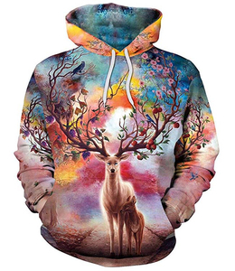 New Arrival Autumn Sublimation Fleece Hoodies High Quality Casual Solid Pattern Comfortable Breathable Quick Dry Polyester - Product Image 3