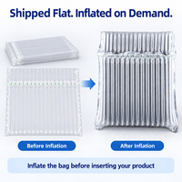 AIR-DFLY Vente en gros de sacs à colonnes d'air en forme de L pour étuis à outils, emballage protecteur gonflable en PA PE de 65 microns