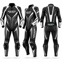 Combinaison de moto en cuir véritable sur mesure, imprimée, pour l'hiver, respirante, unisexe, pour course à haute vitesse