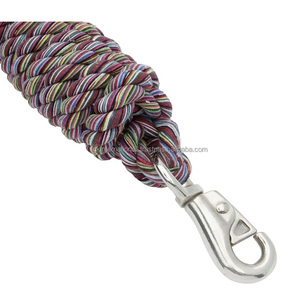 Cordelettes de laisse pour chevaux en promotion – Robustes, en polyéthylène souple, avec mousqueton en laiton, disponibles en plusieurs couleurs vives, compatibles avec la fixation sécurisée. - Product Image 6