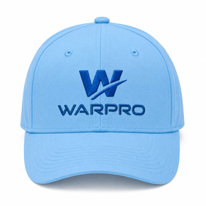 WARPRO INDUSTRY Factory Direct Custom 3D Embroidery <b>Waterproof</b> Baseball <b>Cap</b> Unisex Cotton Adjustable Dad Hat Lightweight <b>Cap</b> - Product Image 1