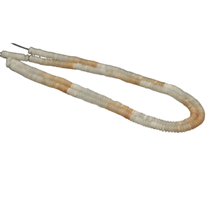 Increíbles cuentas de cuarzo en forma de rondelle plana con tonalidad de melocotón, cuentas de piedra preciosa Heishi de cuarzo con tonalidad de melocotón, artesanía para la fabricación de joyas. - Product Image 4