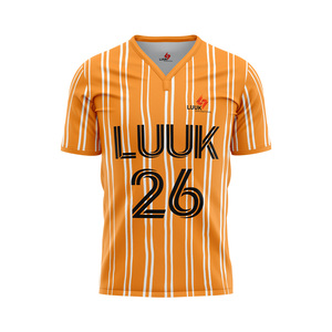 Camiseta de Fútbol Unisex Personalizada, Absorbente de Humedad, Antibacteriana, Transpirable, 100% Poliéster, Ropa de Fútbol para Equipos - Product Image 2
