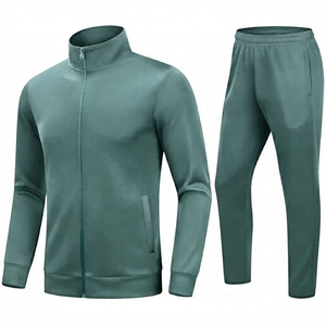 Conjunto Deportivo de Primera Calidad para Hombre, Personalizado, de 2 Piezas, con Cierre Completo, para Invierno, Transpirable, con Cuello Alto, para Correr - Product Image 6