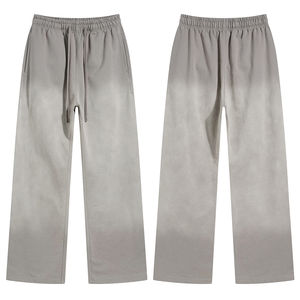 Pantalones de chándal holgados Cargo Fit para hombre, con cintura elástica, lisos, informales, estilo baggy, con logo estampado, extragrandes, lavados y personalizados. - Product Image 2