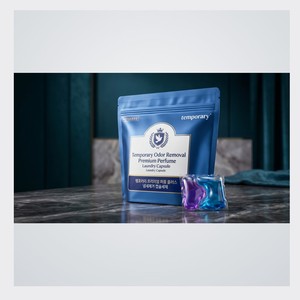 Cápsulas de detergente para ropa de 40g con aroma Floral Musk, hechas en Corea, perfume premium más cápsulas de detergente para ropa con eliminación de olores. - Product Image 2