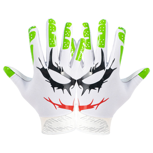 OEM Custom Breathable American Football Receiver <b>Gloves</b> Hook Loop Closure High <b>Grip</b> Professional Training Sports <b>Gloves</b> Custom - Product Image 1