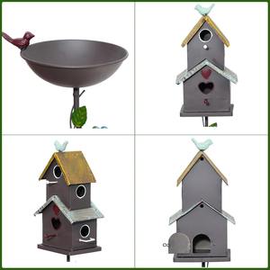 Soporte Metálico para Baño de Pájaros, Comedero Decorativo para Pájaros de Jardín, Bebedero para Pájaros - Product Image 1