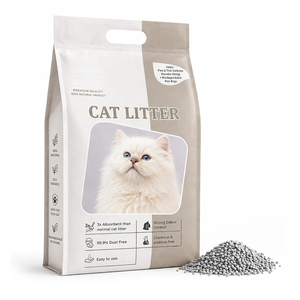 Litière pour chat personnalisée 5 en 1, mélange de tofu et de bentonite, hautement absorbante, sans poussière, contrôle des odeurs, agglomérante, fournitures de nettoyage pour animaux de compagnie - Product Image 2