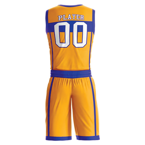 Ensemble Maillot et Short de Basketball Personnalisable en Maille Respirante et Anti-Transpiration avec Impression par Transfert Thermique pour Équipes – Vêtements d'Équipe avec Logo Personnalisé - Product Image 3