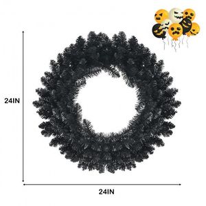 Ghirlanda di Halloween preilluminata da 24 pollici con 35 luci LED viola - Product Image 4