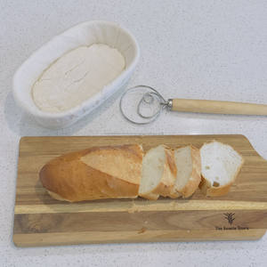 Rattan Proofing Baking Bannenton Basket with Steel Danish <b>Whisk</b> for Breadmaking - Product Image 2