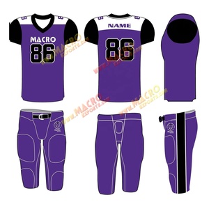 New Arrival Adult Sports Wear American <b>Football</b> Uniforms Breathable Plus <b>Size</b> Customized Full Sublimation Team Sets - Product Image 1