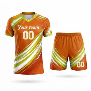 Vêtements de sport grande taille, été, séchage rapide, ensembles imprimés numériquement, prix de gros, qualité personnalisée, logo unisexe, 100% polyester 240g - Product Image 3