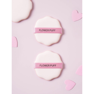 2 sbuffi cosmetici a forma di fiore - Product Image 1