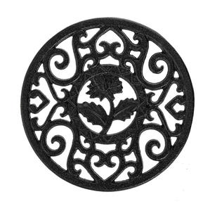 Trivet Decorativo Redondo de Metal, Resistente al Calor, Hecho a Mano, para Mesa - Product Image 5